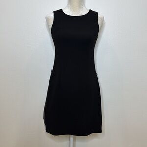BCBGeneration Black Dress Faux Leather Size 2